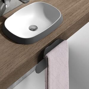 LINGHHANG (Black)Bathroom Towel Holder, Adhesive Wall Mounted Towel Holder, 23cm Bathroom Towel Holder Without Drilling in Stainless Steel, Towel Holder LINGHHANG (Black)Bathroom Towel Holder, Adhesive Wall Mounted Towel Holder, 23cm Bathroom Towel Holder Without Drilling in Stainless Steel, Towel Holder