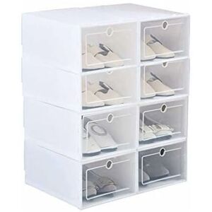 Serbia - blanc) 8 Pièces Empilable Boîte à Chaussures, Femmes Hommes en Plastique Transparent Chaussures Boîte De Rangement Grande Taille avec Clair Serbia - blanc) 8 Pièces Empilable Boîte à Chaussures, Femmes Hommes en Plastique Transparent Chaussures Boîte De Rangement Grande Taille avec Clair