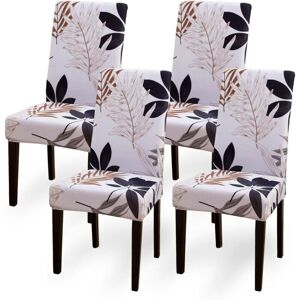 TINOR Chair Cover, Stretch Dining Chair Cover 4 Pieces, Removable Washable Decoration Chair Slipcover Chairs Protector TINOR Chair Cover, Stretch Dining Chair Cover 4 Pieces, Removable Washable Decoration Chair Slipcover Chairs Protector