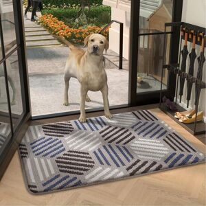 Linghhang - Super Absorbent Indoor Doormat for Front Door, Size 20' x 32', Washable Non-Slip Design, Durable Material, Highly Absorbent, Effectively Linghhang - Super Absorbent Indoor Doormat for Front Door, Size 20' x 32', Washable Non-Slip Design, Durable Material, Highly Absorbent, Effectively