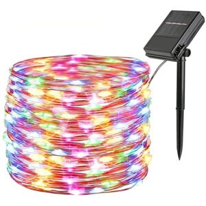 TINOR Christmas Lights, 12M, 100 led, rgb, 8 Modes, IP45 Waterproof, Battery/Solar Panel, Multicolor TINOR Christmas Lights, 12M, 100 led, rgb, 8 Modes, IP45 Waterproof, Battery/Solar Panel, Multicolor