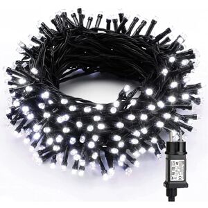 TINOR Christmas String Lights Indoor Outdoor, 20M 200 led Cold White Electric String Lights 8 Modes Waterproof led Light for Christmas Decoration Party TINOR Christmas String Lights Indoor Outdoor, 20M 200 led Cold White Electric String Lights 8 Modes Waterproof led Light for Christmas Decoration Party