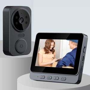 NICOLA Smart video doorbell, two-way wireless audio intercom, home intercom video doorbell, 128GB memory card NICOLA Smart video doorbell, two-way wireless audio intercom, home intercom video doorbell, 128GB memory card