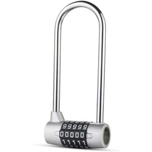 Linghhang - 2.75 inch beams lock cabinet door password gym 5 combination lock solid zinc alloy padlock resettable Linghhang - 2.75 inch beams lock cabinet door password gym 5 combination lock solid zinc alloy padlock resettable