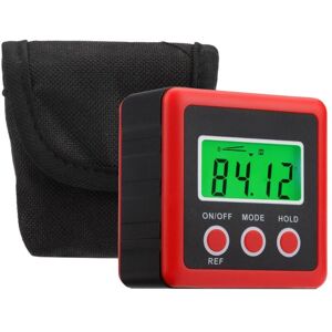 TINOR Digital spirit level, lcd, magnetic base, IP54, red TINOR Digital spirit level, lcd, magnetic base, IP54, red
