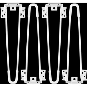 TINOR Folding Table Legs 4PCS Hairpin Folding Table Legs 32CM Height White Heavy Duty Easy to Install Folding Coffee Table Leg TINOR Folding Table Legs 4PCS Hairpin Folding Table Legs 32CM Height White Heavy Duty Easy to Install Folding Coffee Table Leg