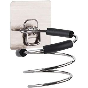 TINOR Hair Dryer Holder for Bathroom, Stainless Steel Wall Mounted Hair Dryer Holder, Hair Straightener Storage Rack, Hair Dryer Organizer Holder, Curling TINOR Hair Dryer Holder for Bathroom, Stainless Steel Wall Mounted Hair Dryer Holder, Hair Straightener Storage Rack, Hair Dryer Organizer Holder, Curling