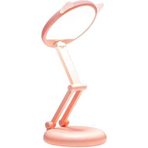 Tinor - led Desk Lamp, Eye Protection, 3 Lighting Modes, Touch Control, usb, Rechargeable Battery, Foldable, Pink Tinor - led Desk Lamp, Eye Protection, 3 Lighting Modes, Touch Control, usb, Rechargeable Battery, Foldable, Pink