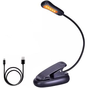Tinor - led Reading Light, 5 LEDs, 3 Light Levels, usb Rechargeable, Black Tinor - led Reading Light, 5 LEDs, 3 Light Levels, usb Rechargeable, Black