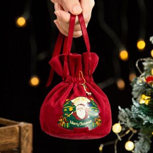 SERBIA Lot de 10 sacs cadeaux de Noël rouges avec cordon de serrage, sacs cadeaux en tissu velours, sacs ré SERBIA Lot de 10 sacs cadeaux de Noël rouges avec cordon de serrage, sacs cadeaux en tissu velours, sacs ré