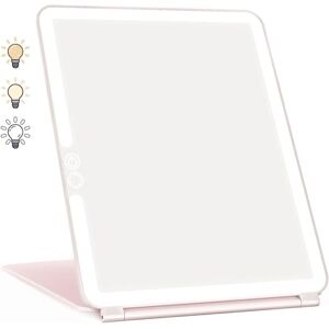 Tinor - Makeup Mirror, Lighted Makeup Mirror, led Mirror, Touch Screen Travel Mirror (Pink) Tinor - Makeup Mirror, Lighted Makeup Mirror, led Mirror, Touch Screen Travel Mirror (Pink)