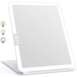 Tinor - Makeup Mirror, Lighted Makeup Mirror, led Mirror, Touch Screen Travel Mirror (White) Tinor - Makeup Mirror, Lighted Makeup Mirror, led Mirror, Touch Screen Travel Mirror (White)