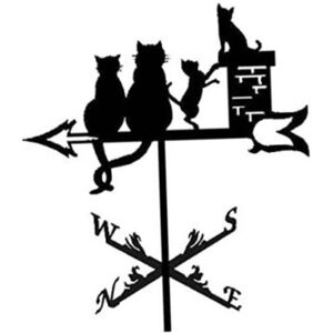 Tinor - Metal Weather Vane - Garden Weather Vane - Garden Roof Support - Cat Tinor - Metal Weather Vane - Garden Weather Vane - Garden Roof Support - Cat