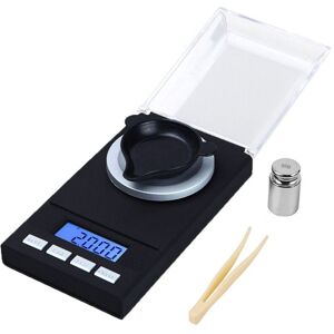 Tinor - Mini Electronic Jewelry Scale, lcd Display, Max Weight 100g, Black Tinor - Mini Electronic Jewelry Scale, lcd Display, Max Weight 100g, Black