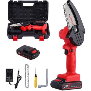 TINOR Mini Portable Electric Chainsaw 10.16cm With Battery 1 Chains For Cutting Branches And Wood With 1 Batteries TINOR Mini Portable Electric Chainsaw 10.16cm With Battery 1 Chains For Cutting Branches And Wood With 1 Batteries