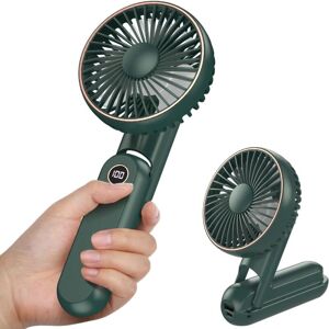 Tinor - Mini Portable usb Rechargeable Fan with 2500mAh Base (Green) Tinor - Mini Portable usb Rechargeable Fan with 2500mAh Base (Green)