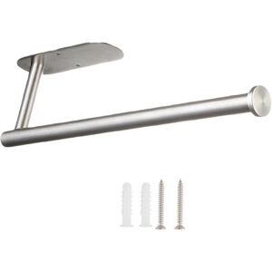 TINOR Mountable Paper Towel Holder, 13.25', Stainless Steel, Silver TINOR Mountable Paper Towel Holder, 13.25', Stainless Steel, Silver