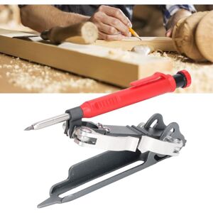 Tinor - Multifunctional Aluminum Alloy Drawing Tool with Pencil Compass Edge Ruler for Woodworking Contour Line Measuring Tracking Profiling Tinor - Multifunctional Aluminum Alloy Drawing Tool with Pencil Compass Edge Ruler for Woodworking Contour Line Measuring Tracking Profiling