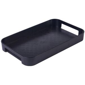 Serbia - noir Plateau De Service Blanc Avec Poignées Plateau De Service Rectangulaire Empilable En Plastique Serbia - noir Plateau De Service Blanc Avec Poignées Plateau De Service Rectangulaire Empilable En Plastique