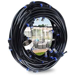 Tinor - Outdoor Mist System, Misting System,10M Patio Mist Sprayer with 9 Mist Nozzles +1 Replacement Nozzles +1 Adapter (Brass, 3/4'), Mist Sprayer Tinor - Outdoor Mist System, Misting System,10M Patio Mist Sprayer with 9 Mist Nozzles +1 Replacement Nozzles +1 Adapter (Brass, 3/4'), Mist Sprayer