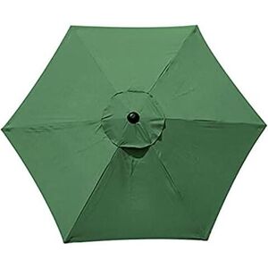 TINOR Parasol Replacement Cover - 6 Ribs - 2M/2.7M/3M - Waterproof - Anti-Ultraviolet - Replacement Fabric (2.7M / 8.9Ft,Green) TINOR Parasol Replacement Cover - 6 Ribs - 2M/2.7M/3M - Waterproof - Anti-Ultraviolet - Replacement Fabric (2.7M / 8.9Ft,Green)