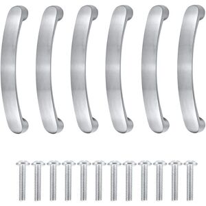 LINGHHANG 6pcs Kitchen Cabinet Handle Hole Center 96mm Silver Drawer Handle Kitchen Cupboard Handle Furniture Handle Cabinet Door Handles Furniture Door Handle LINGHHANG 6pcs Kitchen Cabinet Handle Hole Center 96mm Silver Drawer Handle Kitchen Cupboard Handle Furniture Handle Cabinet Door Handles Furniture Door Handle