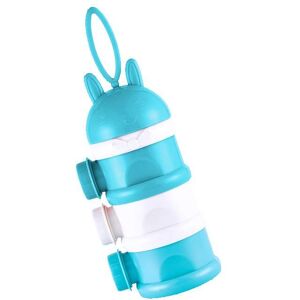 Tinor - Pet Food Storage Container, 3-Tier Stackable Portable Food Container with Handles for Dogs and Cats (Blue) Tinor - Pet Food Storage Container, 3-Tier Stackable Portable Food Container with Handles for Dogs and Cats (Blue)