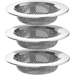 Linghhang - Three-piece stainless steel kitchen sink strainer, supports dishwasher cleaning, effectively filters food residue and keeps drainage Linghhang - Three-piece stainless steel kitchen sink strainer, supports dishwasher cleaning, effectively filters food residue and keeps drainage
