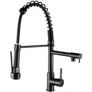 Tinor - Professional luxury sanitary battery, with flexible kitchen shower, 360 degrees, additional hose, stainless steel, including connections, Tinor - Professional luxury sanitary battery, with flexible kitchen shower, 360 degrees, additional hose, stainless steel, including connections,