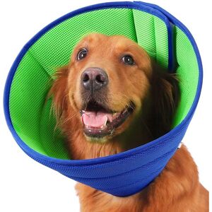 Tinor - Protective collar, length 38-44 cm, polyester, blue Tinor - Protective collar, length 38-44 cm, polyester, blue