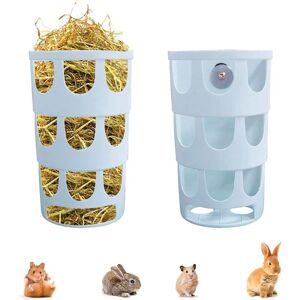 Linghhang - 2 Pieces Grass Feeder, Hay Feeder, Rabbit Hay Feeder, Plastic Food Dispensers Hangable Porous Feeder, for Guinea Pig, Chinchilla, Linghhang - 2 Pieces Grass Feeder, Hay Feeder, Rabbit Hay Feeder, Plastic Food Dispensers Hangable Porous Feeder, for Guinea Pig, Chinchilla,