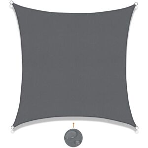Tinor - Rectangular Shade Sail 4x4m Waterproof Canvas Shade uv Protection Tinor - Rectangular Shade Sail 4x4m Waterproof Canvas Shade uv Protection
