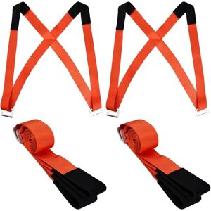 SERBIA Sangles de déménagement pour 2 personnes, sangles de levage de meubles réglables, sangles de transpo SERBIA Sangles de déménagement pour 2 personnes, sangles de levage de meubles réglables, sangles de transpo