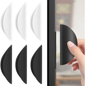 Linghhang - 6PCS Drawer Handles Kitchen Door Handle Shell Handle Shell Shaped Knob Adhesive Sliding Door Handles p Handle Linghhang - 6PCS Drawer Handles Kitchen Door Handle Shell Handle Shell Shaped Knob Adhesive Sliding Door Handles p Handle