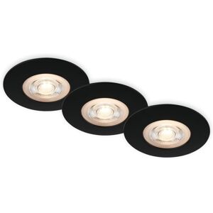 Tinor - Set of 3 led ceiling recessed lights, ultra-flat recessed lights, bathroom recessed spotlights, IP65 bathroom recessed spotlights, matt Tinor - Set of 3 led ceiling recessed lights, ultra-flat recessed lights, bathroom recessed spotlights, IP65 bathroom recessed spotlights, matt