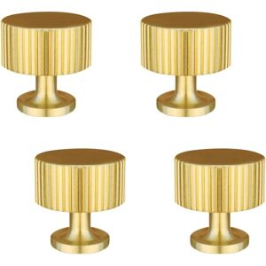 Linghhang - 4PCS Door Handle, Gold Furniture Knobs, Gold Dresser Drawer Knobs, for Cabinets, Cupboards, Bathroom(28x28mm) Linghhang - 4PCS Door Handle, Gold Furniture Knobs, Gold Dresser Drawer Knobs, for Cabinets, Cupboards, Bathroom(28x28mm)