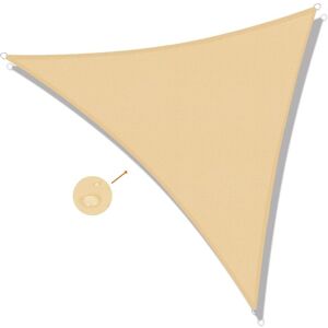 Tinor - Shade Sail Triangular 3x3x3m Waterproof Canvas Shade uv Protection for Patio Garden Tinor - Shade Sail Triangular 3x3x3m Waterproof Canvas Shade uv Protection for Patio Garden