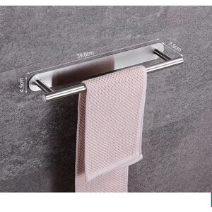 Linghhang - Wall Mounted Towel Rack 40cm - Rust Free Stainless Steel - Towel Bar Suitable for Bathroom or Kitchen - 3M Self Adhesive Sturdy s Linghhang - Wall Mounted Towel Rack 40cm - Rust Free Stainless Steel - Towel Bar Suitable for Bathroom or Kitchen - 3M Self Adhesive Sturdy s