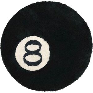 Tinor - Simulation Balls Rug, Round Tufted Soft Chair Cushion, Black Carpet Decor Rug Black Circle Rug for Decorations Tinor - Simulation Balls Rug, Round Tufted Soft Chair Cushion, Black Carpet Decor Rug Black Circle Rug for Decorations