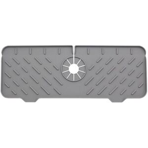 Tinor - Sink Mat, Silicone, Foldable, Cuttable, 14.6x5.7x0.6 inch, Gray Tinor - Sink Mat, Silicone, Foldable, Cuttable, 14.6x5.7x0.6 inch, Gray