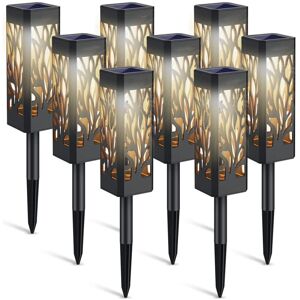 TINOR Solar Lights Outdoor Garden, 6 Pieces Garden Decoration Solar Lantern with Warm White Light, IP65 Waterproof Outdoor Solar Light Auto On/Off for TINOR Solar Lights Outdoor Garden, 6 Pieces Garden Decoration Solar Lantern with Warm White Light, IP65 Waterproof Outdoor Solar Light Auto On/Off for