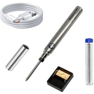 TINOR Soldering Iron Kit, 5V 8W Electric Soldering Iron, Adjustable Temperature Welding Tool with usb, Solder Wire, Soldering Iron Stand TINOR Soldering Iron Kit, 5V 8W Electric Soldering Iron, Adjustable Temperature Welding Tool with usb, Solder Wire, Soldering Iron Stand