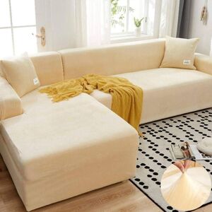 TINOR Stretch Plush Velvet Sofa Cover for l Shape Sofa Slipcover Couch Protector TINOR Stretch Plush Velvet Sofa Cover for l Shape Sofa Slipcover Couch Protector