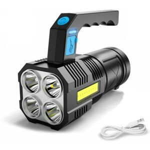 Tinor - Super Powerful Rechargeable led Flashlight Waterproof cob Work Light and 4 Modes Portable Emergency Flashlight for Hiking Fishing Camping Tinor - Super Powerful Rechargeable led Flashlight Waterproof cob Work Light and 4 Modes Portable Emergency Flashlight for Hiking Fishing Camping