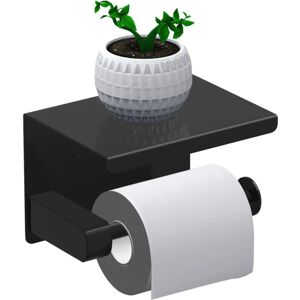 TINOR Toilet Paper Holder, Toilet Paper Roll Holder without Drilling, Toilet Paper Holder, Paper Dispenser with Shelf, sus 304 Stainless Steel, TINOR Toilet Paper Holder, Toilet Paper Roll Holder without Drilling, Toilet Paper Holder, Paper Dispenser with Shelf, sus 304 Stainless Steel,