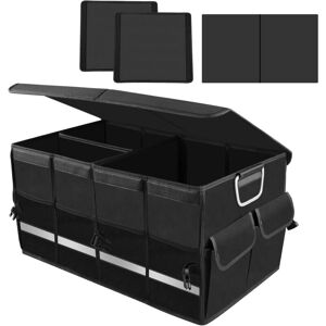 TINOR Trunk Organizer, Multi-Compartment Car Trunk Organizer, Foldable Car Trunk Organizer TINOR Trunk Organizer, Multi-Compartment Car Trunk Organizer, Foldable Car Trunk Organizer