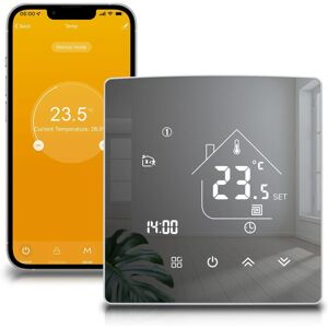 Tinor - Tuya Smart Thermostat Heating Thermostat Room Thermostat Wifi Thermostat Thermostat for Gas/Water Boiler Underfloor Heating Compatible with Tinor - Tuya Smart Thermostat Heating Thermostat Room Thermostat Wifi Thermostat Thermostat for Gas/Water Boiler Underfloor Heating Compatible with