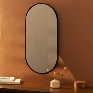Tinor - Wall mirror, Oval mirror 60 x 40 cm, Wall mirror entrance bedroom living room horizontal or vertical suspension Tinor - Wall mirror, Oval mirror 60 x 40 cm, Wall mirror entrance bedroom living room horizontal or vertical suspension