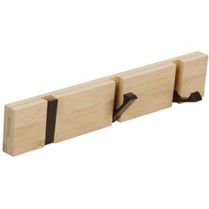 Tinor - Wall Mounted Coat Rack with 5 Retractable Hooks, Wall Mounted Coat Rack, Natural Tinor - Wall Mounted Coat Rack with 5 Retractable Hooks, Wall Mounted Coat Rack, Natural