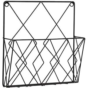 Tinor - Wall Mounted Magazine Rack, Newspaper Bookshelf Storage Shelf, Black Wire Metal Baskets, Decor Shelf for Office, Living Room, Bedroom Tinor - Wall Mounted Magazine Rack, Newspaper Bookshelf Storage Shelf, Black Wire Metal Baskets, Decor Shelf for Office, Living Room, Bedroom